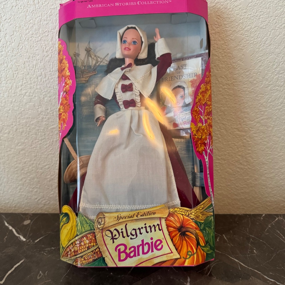 Pilgrim Barbie American Stories Collection Special Edition Mattel 12577 NIB 1994